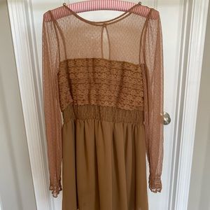 Free people flowy mini dress